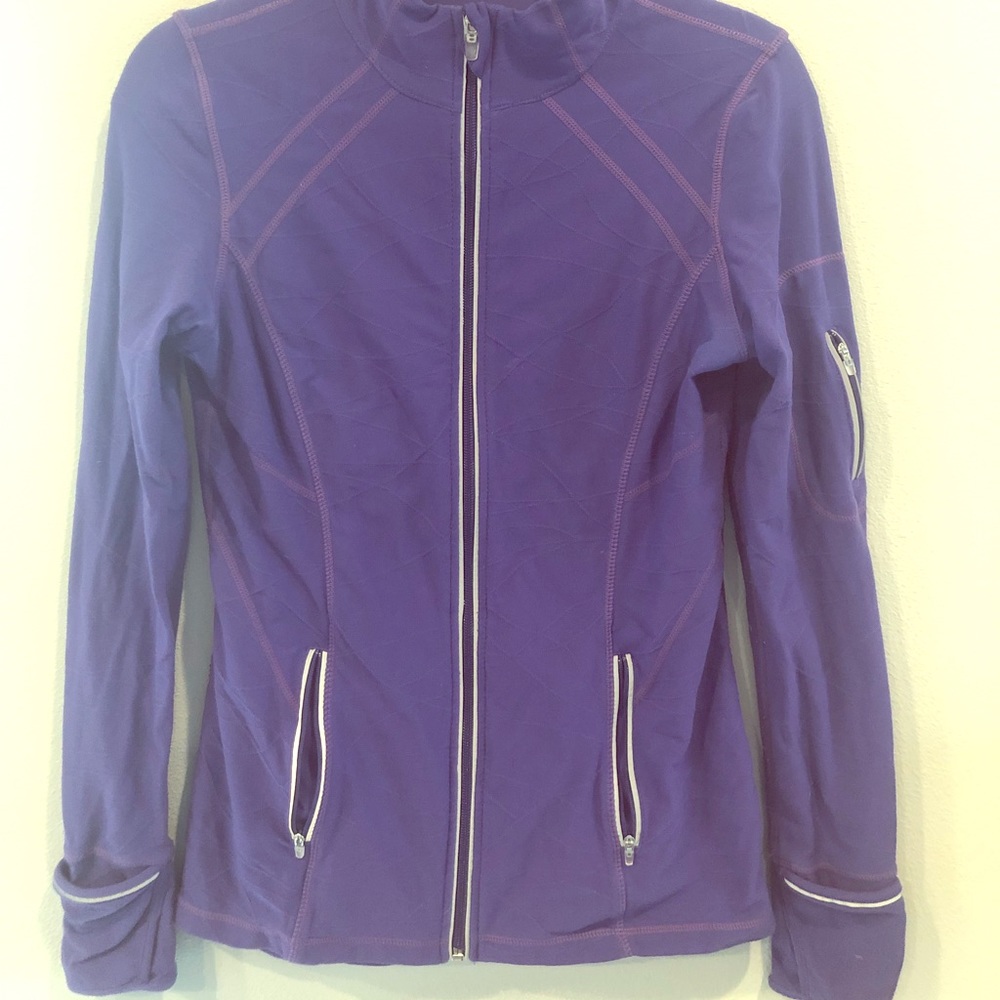 Kirkland Purple Athletic ZIP up Jacket